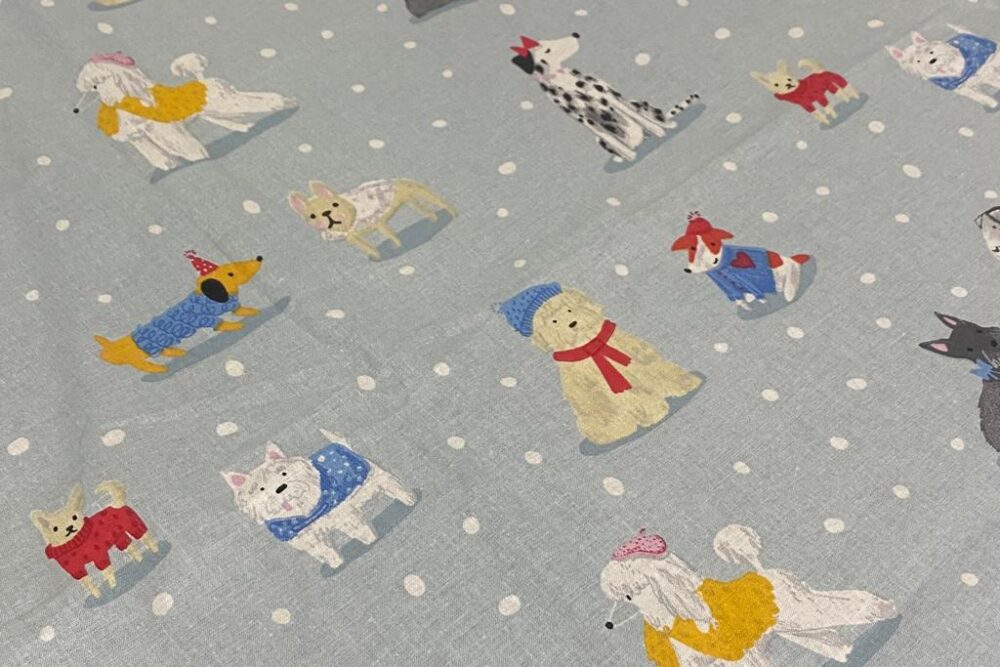 Köpekler Desenli Cerrahi Bone - Görsel 4