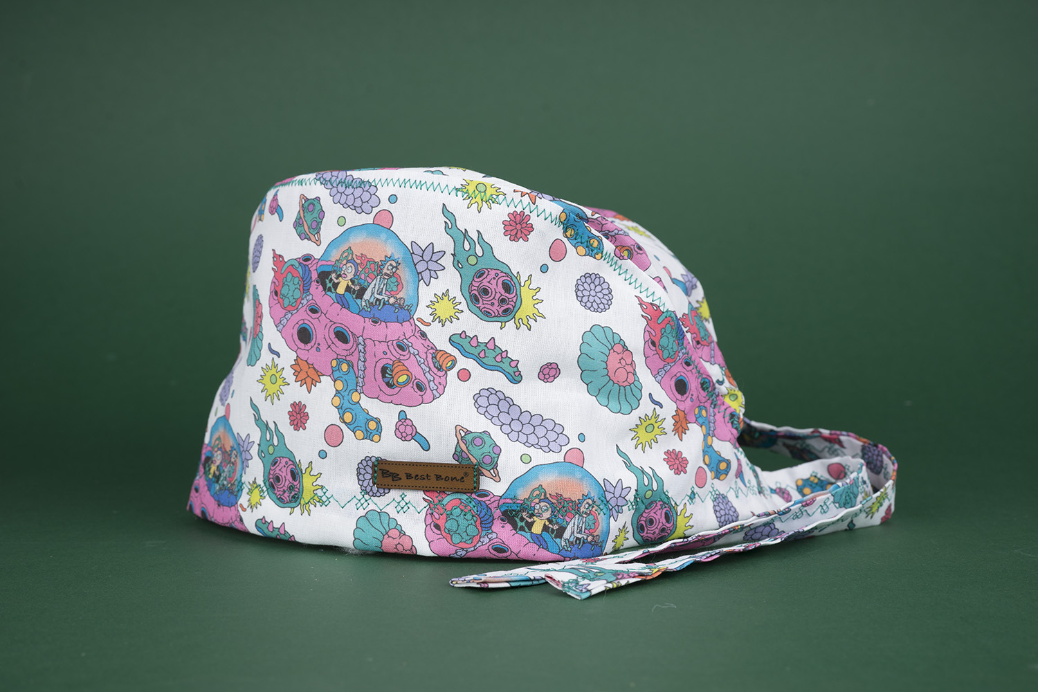 Lisanslı Rick and Morty (yeni) Desenli Cerrahi Bone